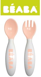 Beaba, Sztućce plastikowe w etui, Nude