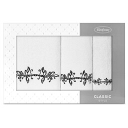 Eurofirany Komplet ręczników w pudełku 3 szt. Kamelia