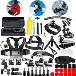 Akcesoria Do Kamer Sportowych Zestaw Mocowania Uchwyty Szelki