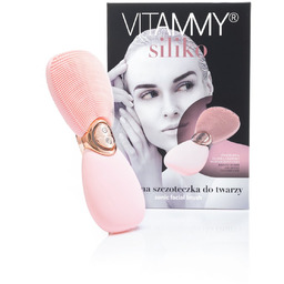 Vitammy, Siliko, Szczoteczka soniczna do twarzy, pudrowy róż