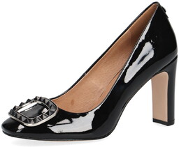 Czółenka czarne Twiggy [22407-29-018]