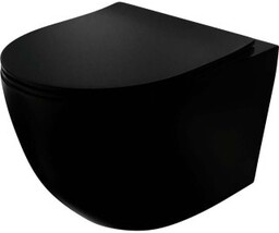 LAVITA Miska podwieszana SINTO BLACK 2.0 bezkołnierzowa