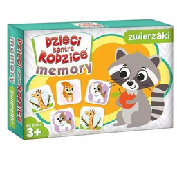 Dzieci kontra rodzice. Memory Zwierzaki