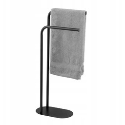 Metalowy Stojak Na Ręczniki Czarny Do Łazienki Wenko