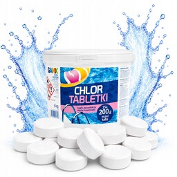 Chlor Chemia Basenowa Tabletki 3KG 15 X 200G