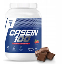 Kazeina , Trec Casein, 100 1800 g, Białko