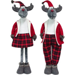 Figurka tekstylna Renifer stojący 101 cm