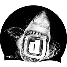 ZEROD Czepek silikonowy do pływania SWIM CAP shark