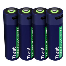 Trust Baterie AA USB-C RECHARGEABLE BATTERIES 4P