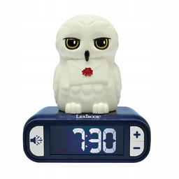 Budzik Harry Potter Hedwig z lampką nocną 3D