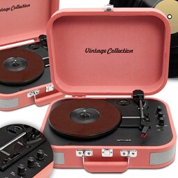 Gramofon Vintage Muse Głośniki Stereo Przenośny 33/45/78 Rpm