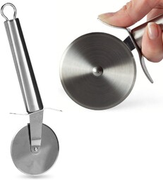 Nóż do pizzy stalowy okrągły 21 cm