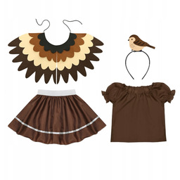 Kostium Wróbelek Strój Ptaszek Jesień 98-110 5el