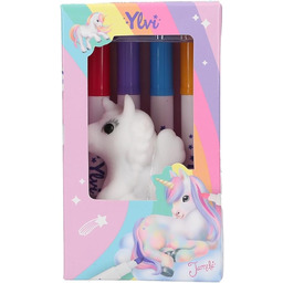 Depesche 12673 Ylvi - Colour Your Unicorn, flokowana