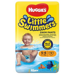 Pieluchy HUGGIES Little Swimmers rozmiar 5-6 (12-18 kg)