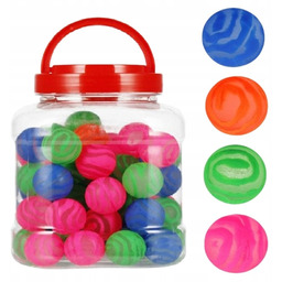 Piłki Kauczukowe "ślimak 2" 60 szt.