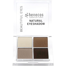 benecos naturalne kosmetyki Quattro Eyeshadow Palette wegański kawa