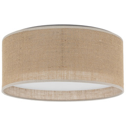 Lampa sufitowa Juta 45 x 13 cm biało-brązowy