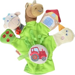HABA 304933 Farm Soft Finger Puppets with Farm