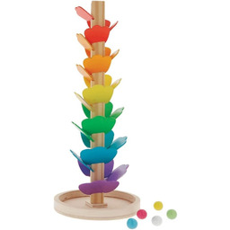 Trefl Tęczowy Kulodrom Zabawka Drewniana dla Dzieci