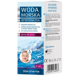 Woda Morska Hipertoniczna STARPHARMA, 30 ml