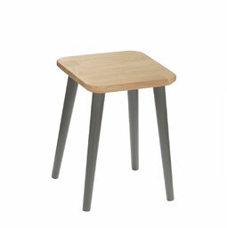Taboret kwadratowy z litego dębu Modern Oak, Wykończenie