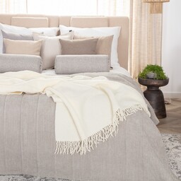Pled Boucle 140x200cm white cream, 140 x 200
