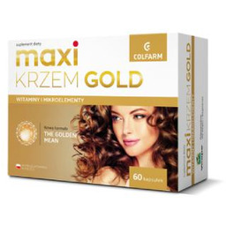 Maxi Krzem Gold, 60kaps. COLFARM