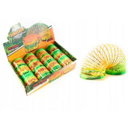 Sprężyna Magiczna Sprężynka Dinozaur 7CM Zestaw 12