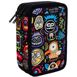 Piórnik z wyposażeniem trzykomorowy dla dzieci CoolPack Jumper