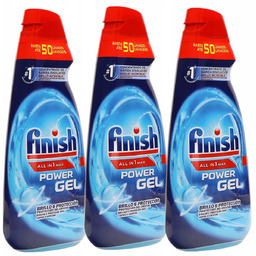 3x Finish 50 myć żel All-in-One Regular Power