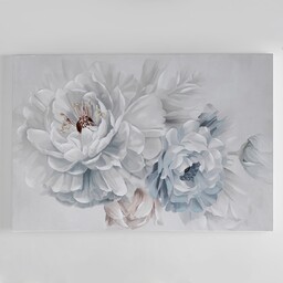 ręcznie zdobiony obraz z motywem kwiatowym florino 80x120