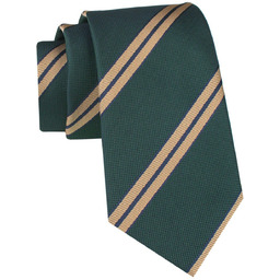 Klubowy, Klasyczny, Męski Krawat - ALTIES - Zielony