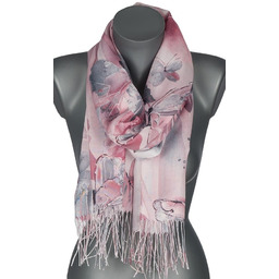 Szalik damski szal cienki wiosenny modny wzór