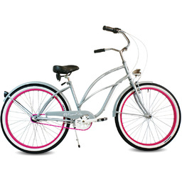 Rower miejski damski 26 cruiser damka PINK ROYALBI