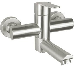 DEANTE Bateria wannowa ścienna LUPO stal BLU_F10M