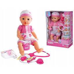 Lalka New Born Baby Zestaw Lekarski Nocnik Simba