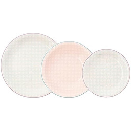 Quid 4474495 Soft Vita 18-częściowy serwis stołowy, ceramika,