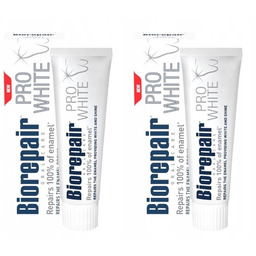 2x Pasta do zębów wybielająca BIOREPAIR Pro White
