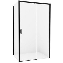 Kabina prysznicowa 100x90 D-0317A/D-0129B Prime Black New Trendy