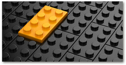 Foto-obraz szkło hartowane Klocki lego