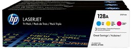 Tonery oryginalne HP 128A [CF371A] [CMY] [Trzypak]