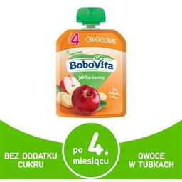 BoboVita Mus jabłko banan, 80g KRÓTKA DATA 31.12.2025
