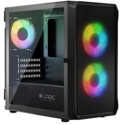 Logic Portos ARGB Czarny Obudowa