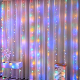 Kurtyna LED USB 5V 300LED 3x3m + pilot