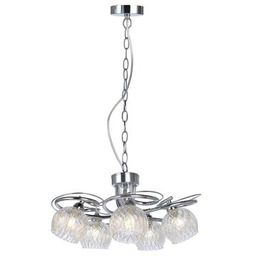 Żyrandol Ariana 5 płomienny chrom G9