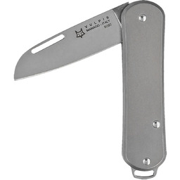 Nóż składany Fox Vulpis Sandblasted Titanium, Polished M390