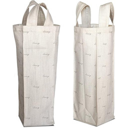 Bonamaison Bawełniana torba na wino z nadrukiem cyfrowym,