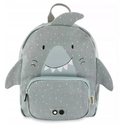 Plecak szkolny wielokomorowy Trixie odcienie szarości i srebra