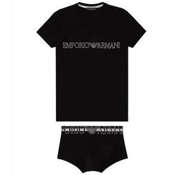 EMPORIO ARMANI UNDERWEAR ORYGINALNY KOMPLET T-SHIRT + BOKSERKI